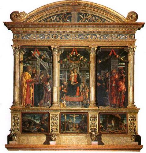 Andrea Mantegna San Zeno Altarpiece, Spain oil painting art